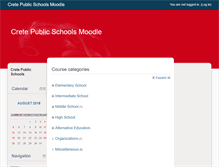 Tablet Screenshot of moodle.creteschools.org