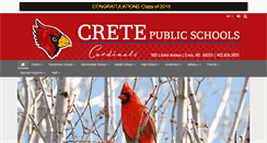Desktop Screenshot of creteschools.com